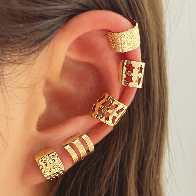 Vintage Snake Earrings for Women Charm Gold Color Round Ear Clips Female 2022 Trend Ear Cuffs Valentine's Day Gift Jewelry
